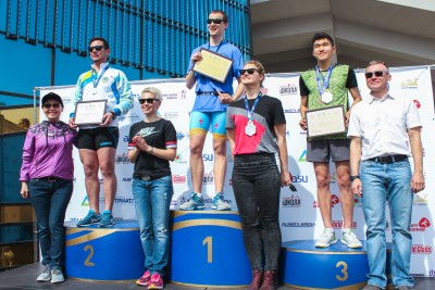 В Алматы прошел первый чемпионат по триатлону